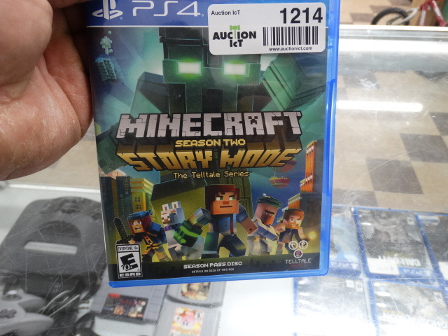 lot 1214 image: Ps4 Mine  Craft game season 2
