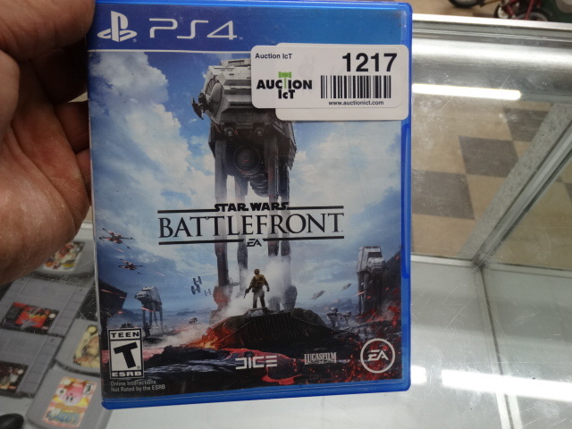 lot 1217 image: PS4 Starwars battlefront