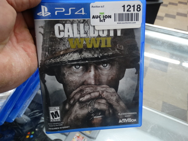 lot 1218 image: Ps4 Call of duty WWII