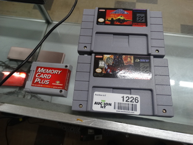 lot 1226 image: 2 super nintendo games