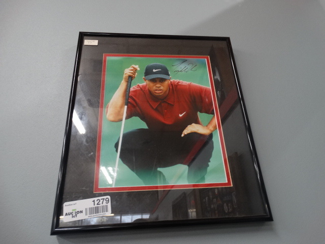 lot 1279 image: Tiger Wood