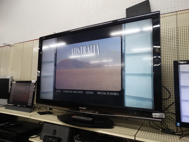 lot 1299 image: Sharp 46 LCD Flate screen with Remote