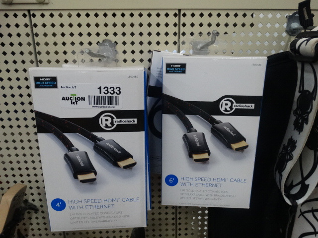 lot 1333 image: 7 high speed hdmi cables