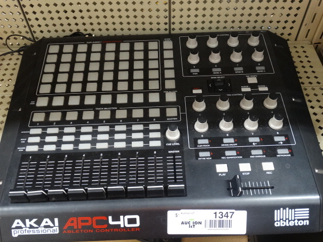 lot 1347 image: AKAI APC40 ableton control board