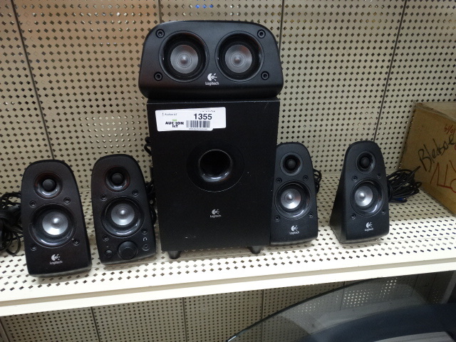 lot 1355 image: Logitech 6 speaker set