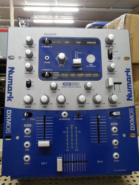 lot 1357 image: Numark DXM06 24 bit digital mixer