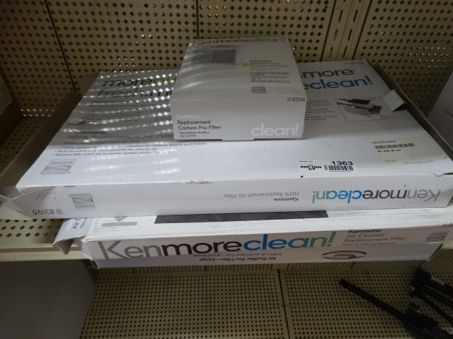 lot 1363 image: Various Kenmore filters & cervical collar