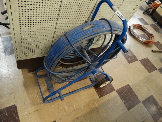 lot 1366 image: Sewer line optical hose w reel