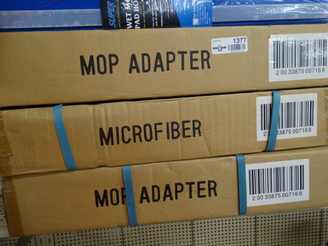 lot 1377 image: 3 cases of new 24 wet mop pad holders