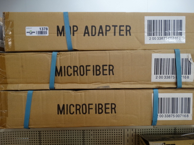 lot 1378 image: 3 cases of new 24 wet mop pad holders