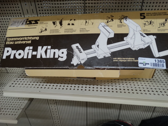 lot 1385 image: Profi-King clamping device in box