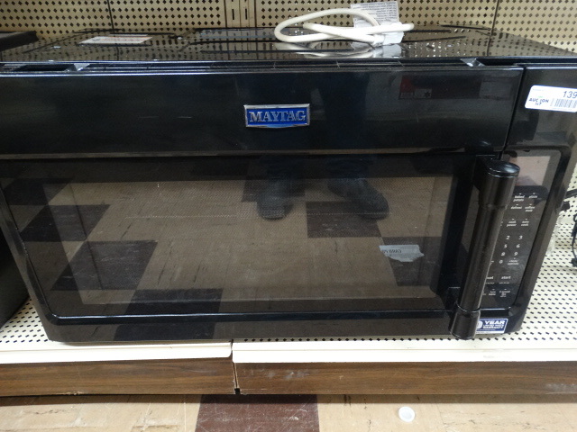 lot 1398 image: New maytag above range microwave