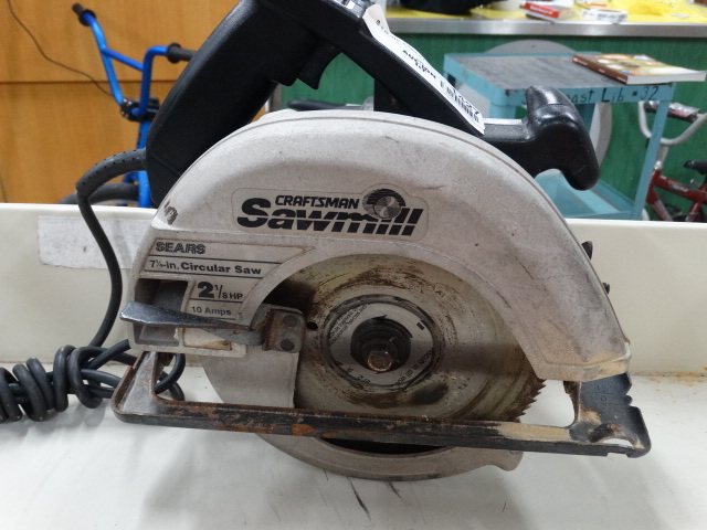 lot 1427 image: Craftsman 7-14 circular saw