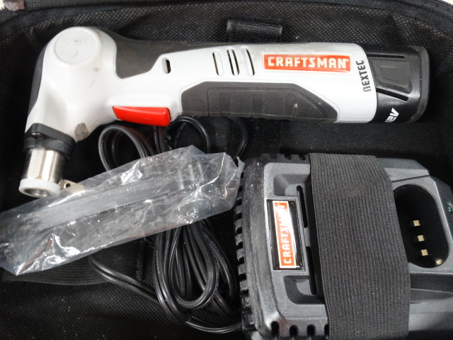 lot 1439 image: Craftsman 12 volt hammer w case