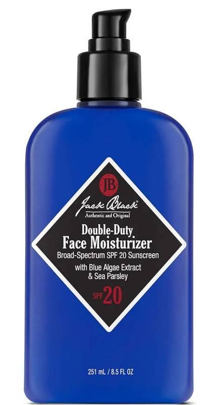 lot 63515 image: Jack Black Double Duty Face Moisturizer with SPF 20, Facial Moisturizer Face Cream for Men, Mens Facial Lotion with SPF, Gifts for Men - Retail $50