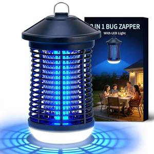 lot 38233 image: Electric Bug Zapper IndoorOutdoor, Mosquito & Insect Zapper with LED - Retail $28