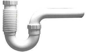 lot 38255 image: WaterWorks FlexTRAP Expandable and Flexible P-Trap - Universal (1-12-Inch or 1-14-Inch x 1-12-Inch) PF0704 - Retail $11