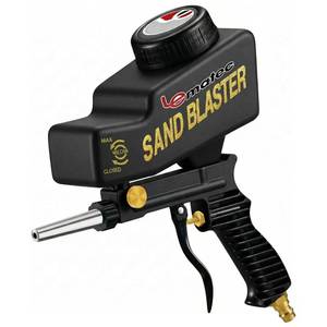 lot 38290 image: Portable Sand Blaster Gun Kit, Pneumatic Tool for Rust Removal - Retail $46