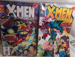 lot 1009 image: X-Men Chronicles Lot Marvel Comics Deluxe 3-Issues