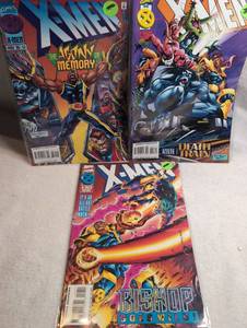 lot 1019 image: Marvel Comics X-Men Lot May 1996 April Direct Edition - 3 Issues