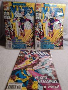 lot 1025 image: Marvel Comics X-Men Bloodties Part IV and Uncanny X-Men Mixed Blessings - 3 Issues