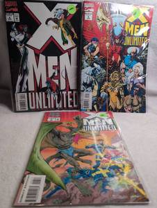 lot 1026 image: Marvel Comics X-Men Unlimited Issues #4 #5 #6 Direct Edition - 3 Issues
