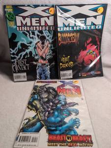 lot 1027 image: Marvel X-Men Unlimited Comic Books Direct Edition - 3 Issues