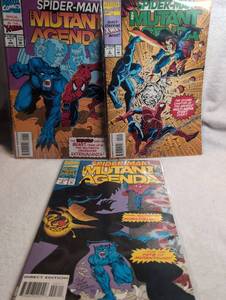 lot 1102 image: Marvel Spider-Man The Mutant Agenda Comic Books - 3 Issues