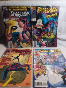 lot 1106 image: Marvel Spider-Man 2099 Comic Book Lot Issues 13 14 18 2 Direct Edition - 4 Issues