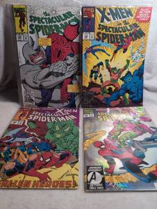 lot 1109 image: Marvel The Spectacular Spider-Man Comic Books Lot #190 #198 - 4 Issues
