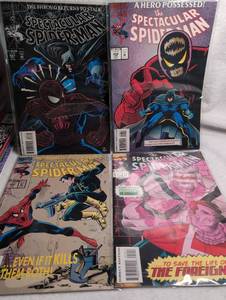 lot 1111 image: Marvel The Spectacular Spider-Man Comic Books Issues #207-208 - 4 Issues