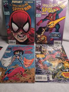 lot 1112 image: Marvel The Spectacular Spider-Man Pursuit 4-Issue Lot Direct Edition Comics - 4 Issues