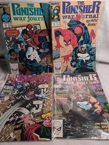 lot 1202 image: Marvel The Punisher War Journal Comic Book Lot Issues #7 #14 #15 #16 - 4 Issues