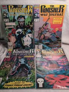 lot 1203 image: Marvel The Punisher War Journal Comic Books - 4 Issues