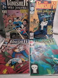 lot 1204 image: Marvel The Punisher War Journal Comic Books - 4 Issues