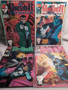 lot 1205 image: Marvel The Punisher War Journal Comic Books - 4 Issues
