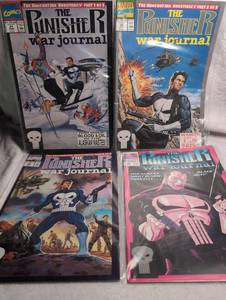 lot 1206 image: Marvel The Punisher War Journal The Armchartman Conspiracy Lot Parts 1-3 - 4 Issues