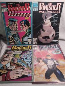 lot 1207 image: Marvel The Punisher War Journal Comic Books Lot Issues 35 36 - 4 Issues