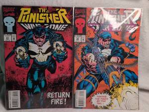 lot 1213 image: Marvel The Punisher Comic Books Issues 21 and 2 - 2 Issues&nbsp