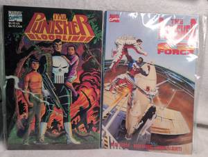 lot 1218 image: Marvel Comics The Punisher Bloodlines and Force - 2 Issues