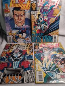 lot 1219 image: Marvel Comics The Punisher 2099 Comic Book Lot - 4 Issues