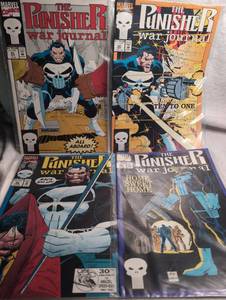 lot 1221 image: Marvel The Punisher War Journal Comic Books - 4 Issues