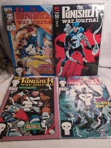 lot 1223 image: Marvel The Punisher War Journal Comic Book Lot Issues 49-50 - 4 Issues