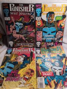 lot 1224 image: Marvel The Punisher War Journal Comic Book Lot - 4 Issues