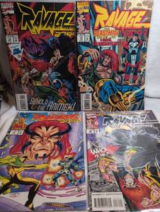 lot 1303 image: Marvel Comics Ravage 2099 Issues #13 #14 #15 #16 Direct Edition - 4 Issues
