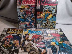 lot 1304 image: Marvel Ravage Comics Issues Direct Edition 1990s - 5 Issues