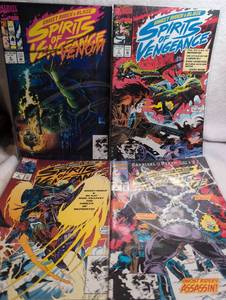 lot 1401 image: Marvel Ghost Rider &amp Blaze Spirits of Vengeance Comic Books Lot - 4 Issues