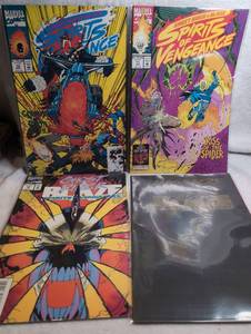 lot 1402 image: Marvel Ghost Rider &amp Blaze Spirits of Vengeance Comic Book - 4 Issues