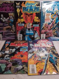 lot 1404 image: Marvel Ghost Rider Spirits of Vengeance Comic Book Lot 5 Issues