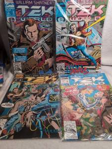 lot 1503 image: Marvel Comics William Shatners Tek World Lot Epic Comics - 4 Issues